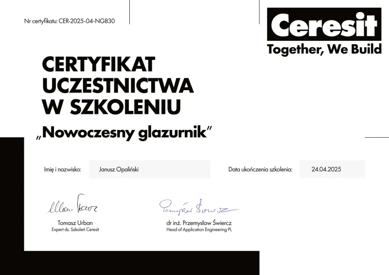 Nowoczesny glazurnik